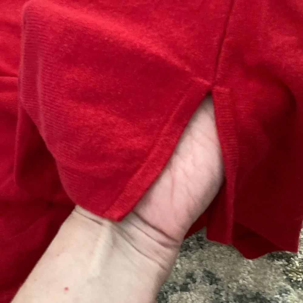 J. Jill Red Knit Top (tunic style) - Picture 3 of 5